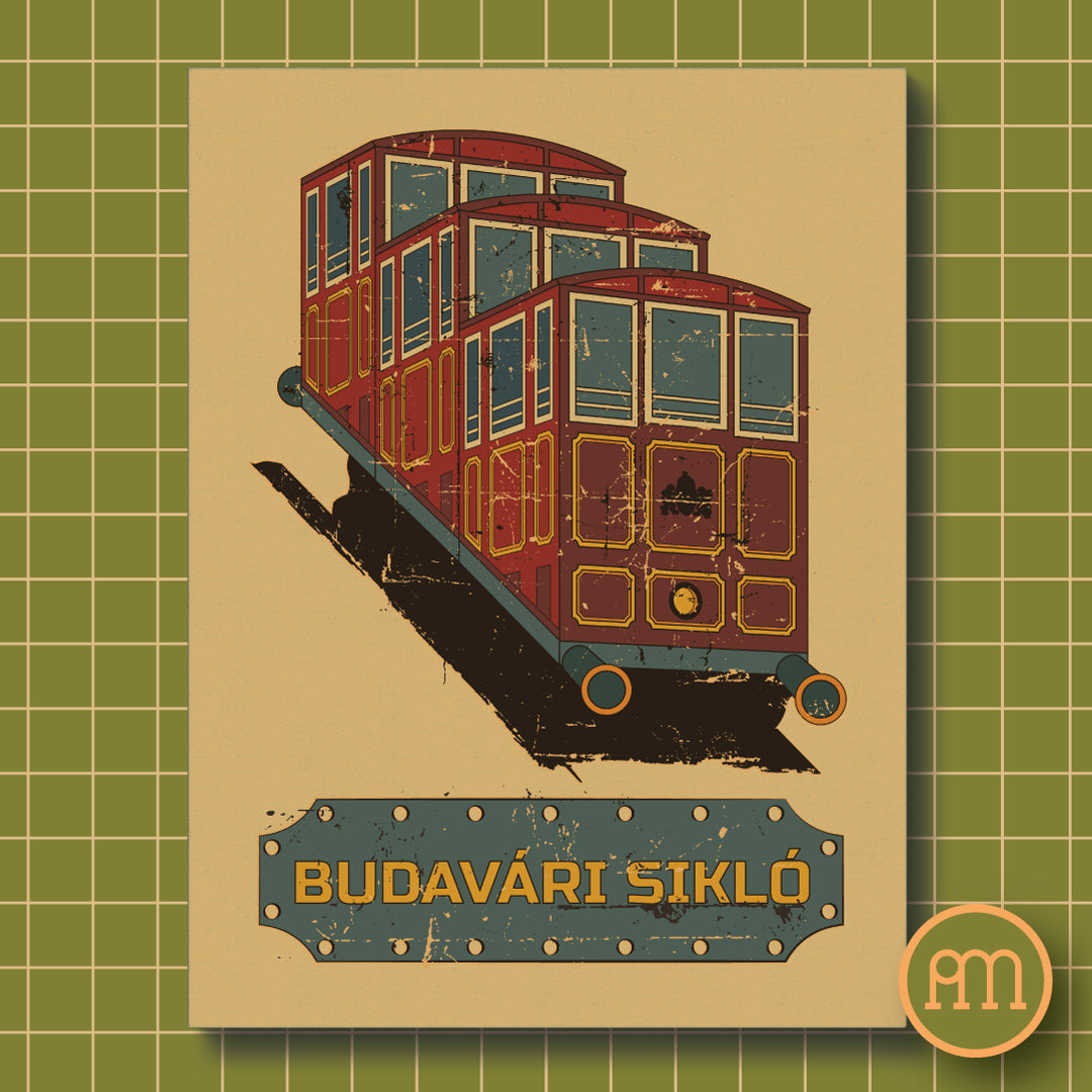 Budavári Sikló - falikép