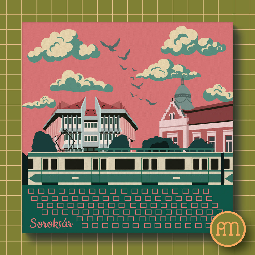 Soroksári pirkadat - falikép