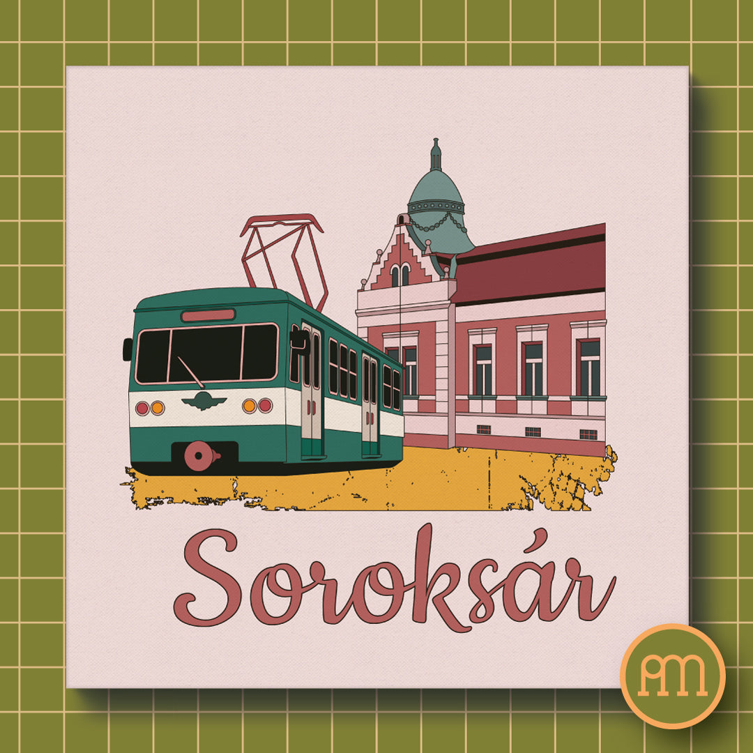 Soroksár vintage - falikép