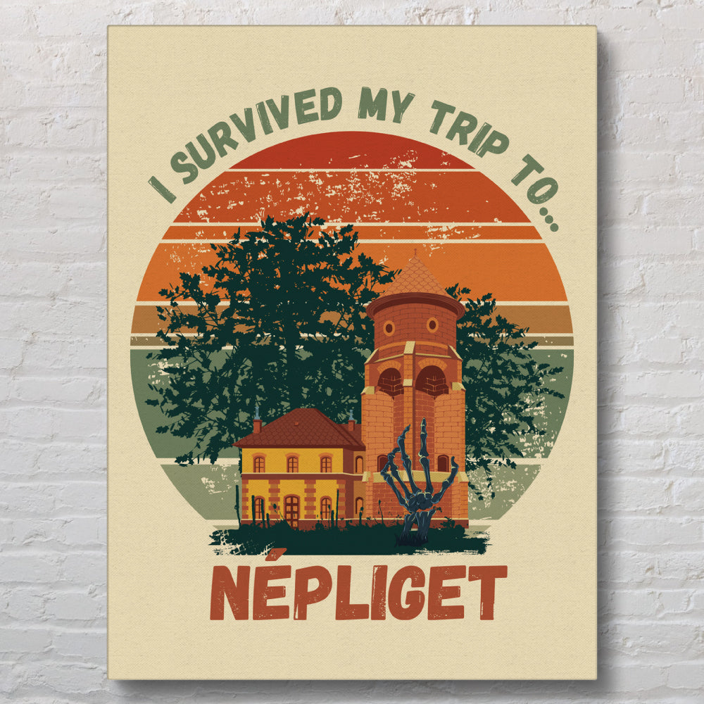 I survived my trip to Népliget - vászonkép