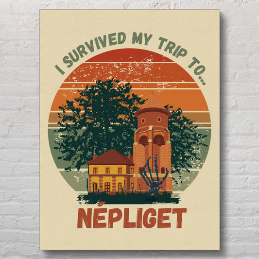 I survived my trip to Népliget - vászonkép
