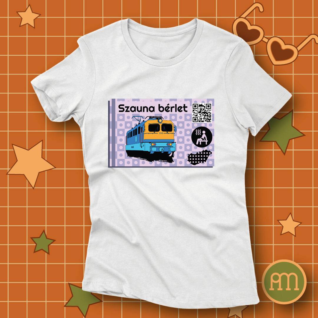 Szauna bérlet vonatos - póló