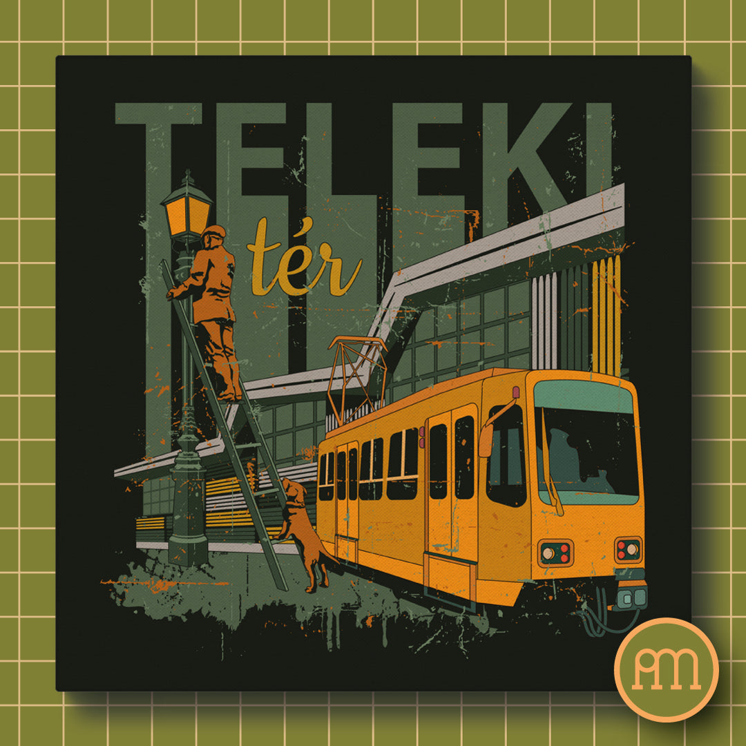 Teleki tér - falikép