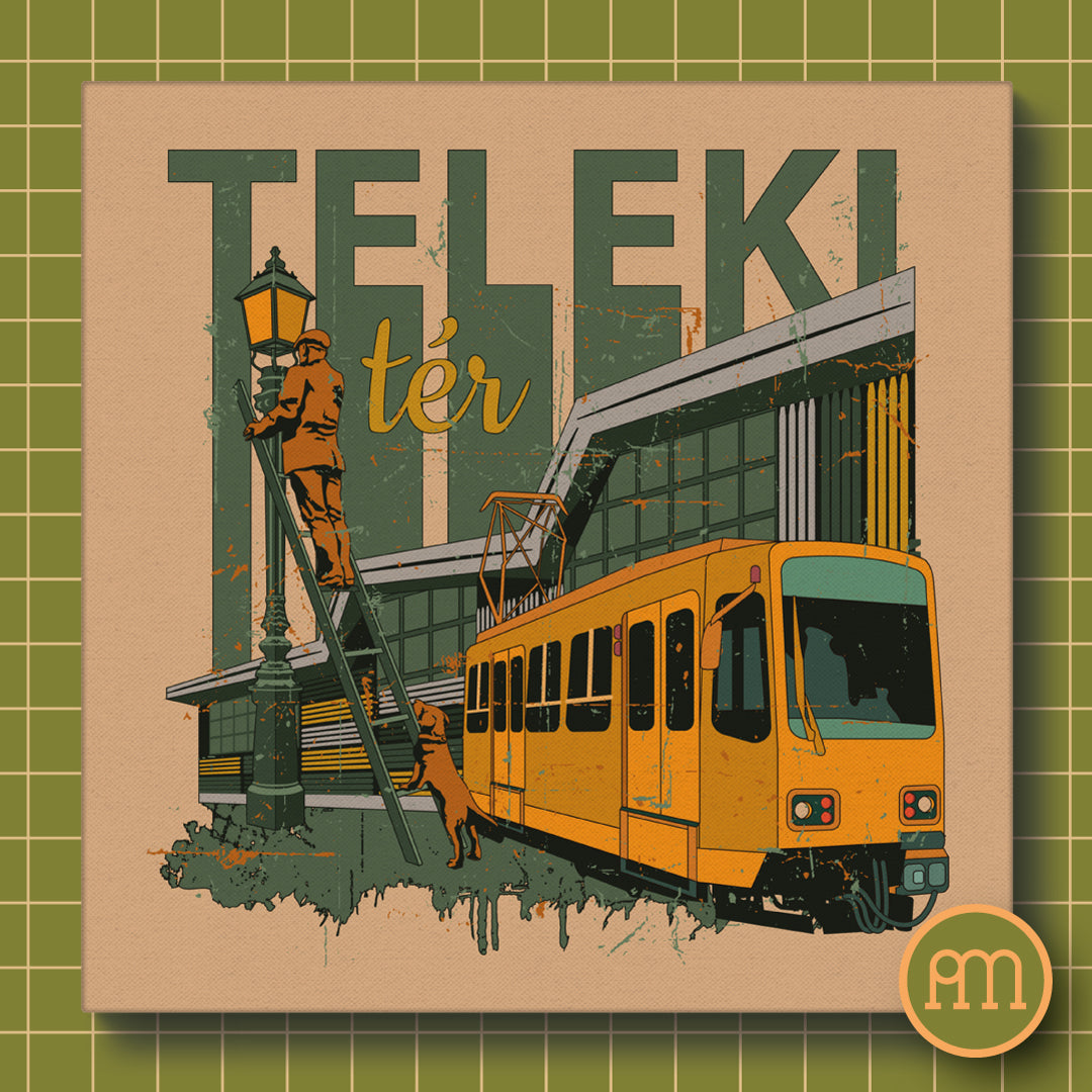 Teleki tér - falikép