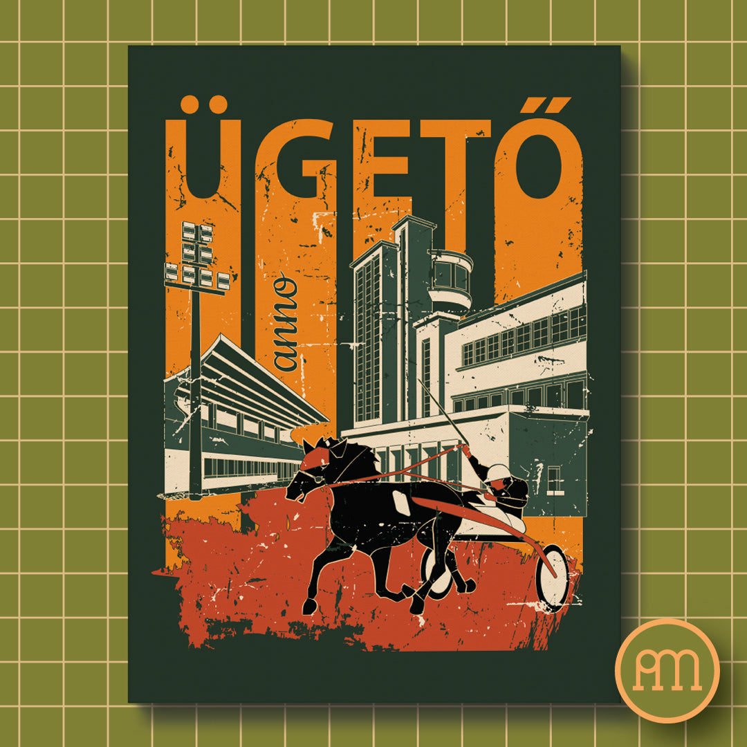 Ügető anno - falikép