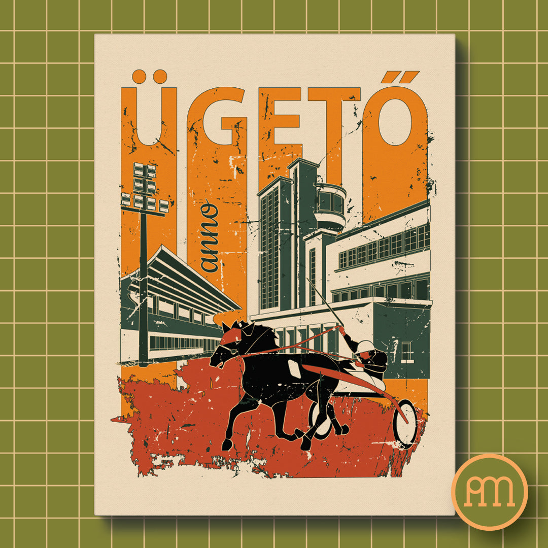 Ügető anno - falikép