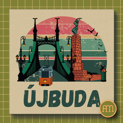 Újbuda Vintage - vászonkép