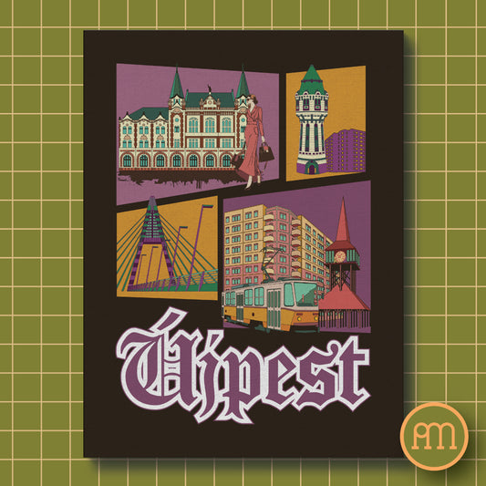 Újpest Montázs - falikép