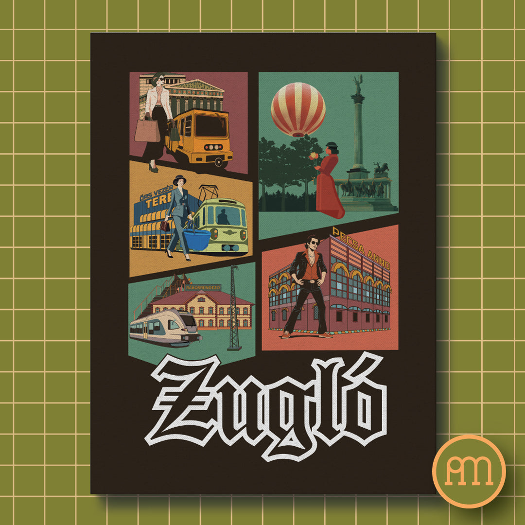 Zugló Montázs - falikép