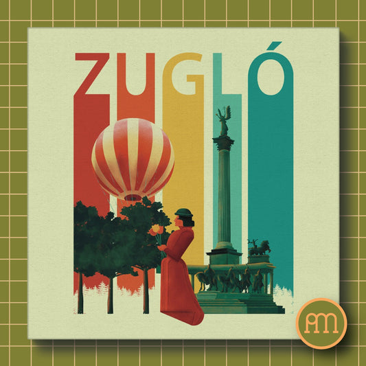 Zugló Vintage - vászonkép