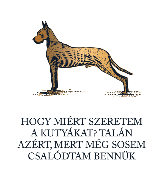 A kutyákban sosem csalódtam - póló