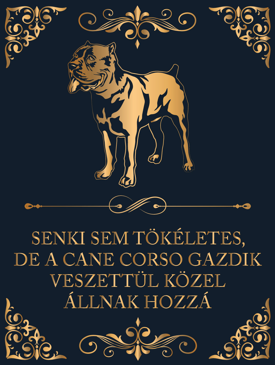 Tökéletes Cane Corso gazdik