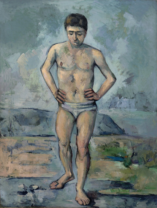 Paul Cézanne - A nagy fürdőző férfi