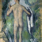 Paul Cézanne - Álló fürdőző háttal
