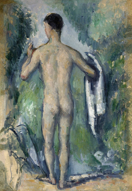 Paul Cézanne - Álló fürdőző háttal
