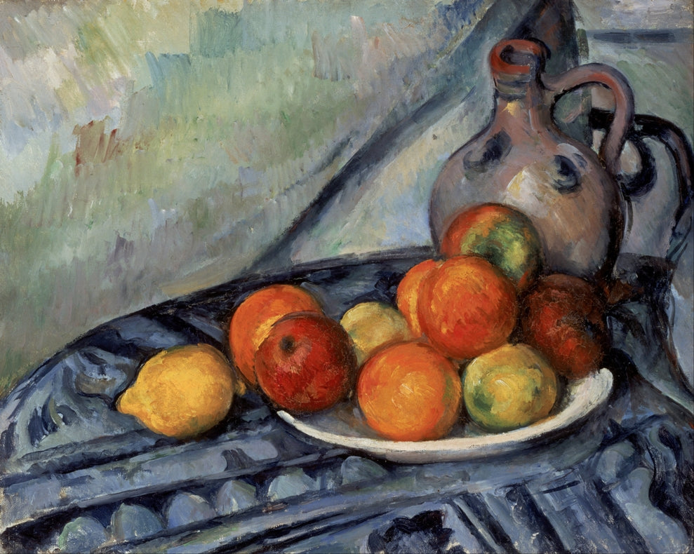 Paul Cézanne - Csendélet gyümölcsökkel és kancsóval