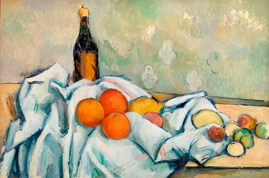 Paul Cézanne - Csendélet gyümölcsökkel és üveggel