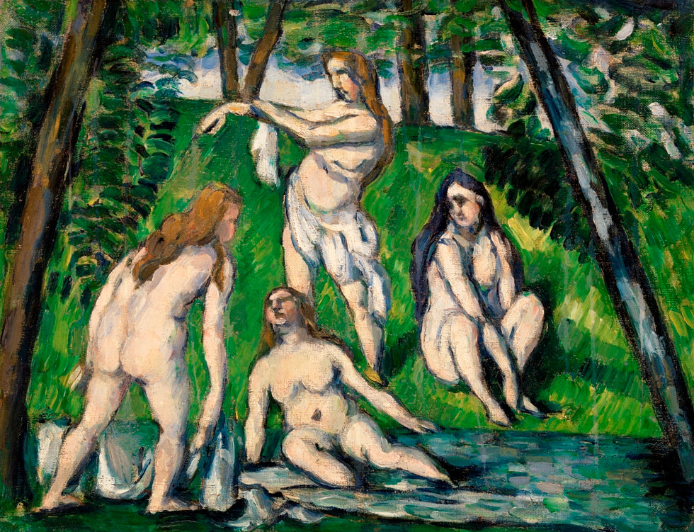 Paul Cézanne - Négy fürdőző