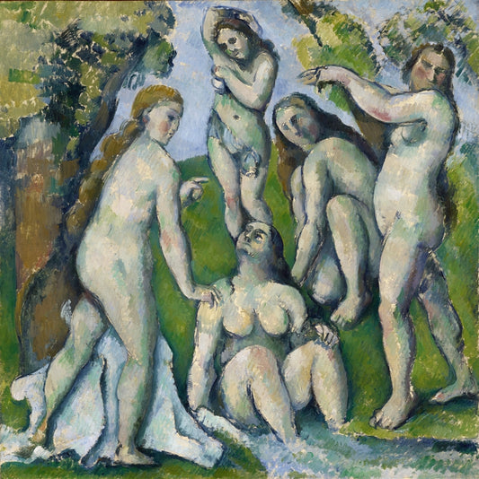 Paul Cézanne - Öt fürdőző nő
