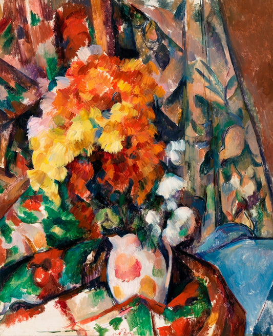 Paul Cézanne - Virágok virágos vázában