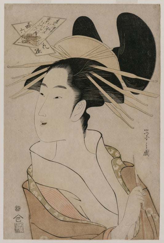 Chōbunsai Eishi - Egy kurtizán portréja