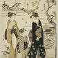 Chōbunsai Eishi - Kisen (A hat halhatatlan költő sorozatból)
