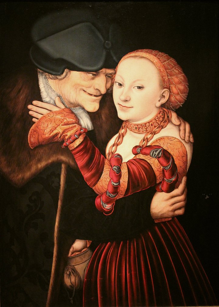 Lucas Cranach - A szerelmes öreg