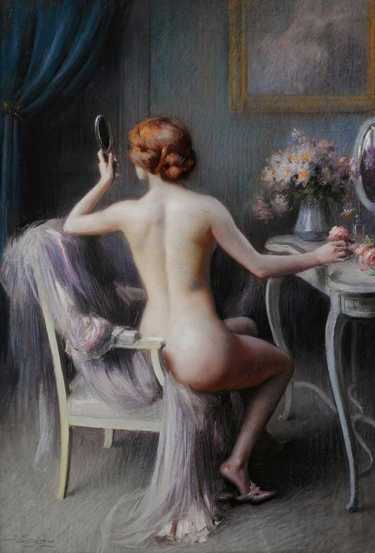 Delphin Enjolras - Vöröshajú lány aktja