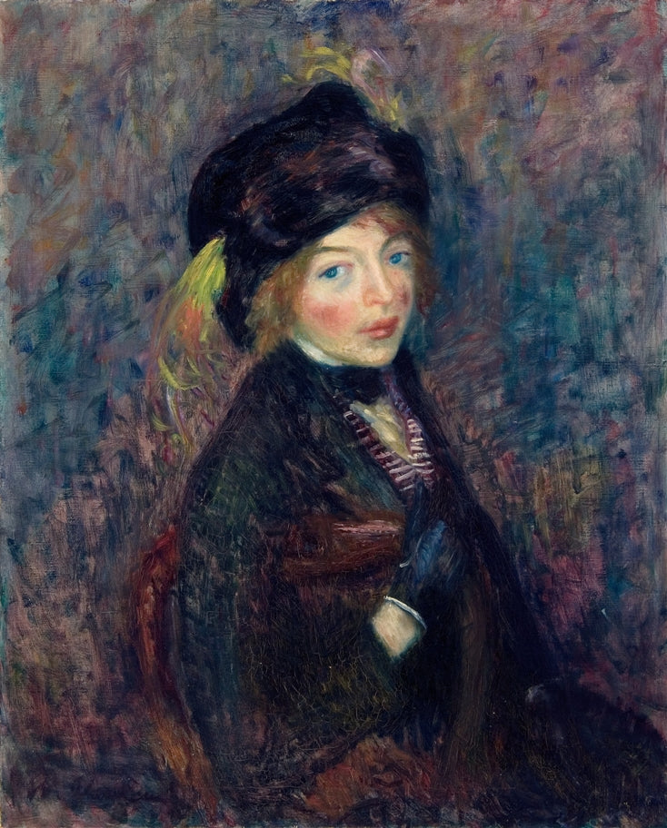 Glackens - Hölgy turbánnal