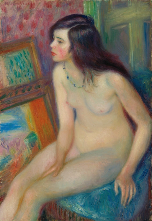 Glackens - Lány arany nyakékkel