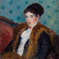 Glackens - Lány rókabundával