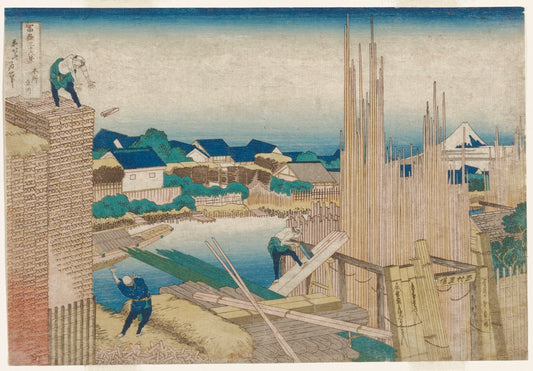 Hokusai - Gátépítés
