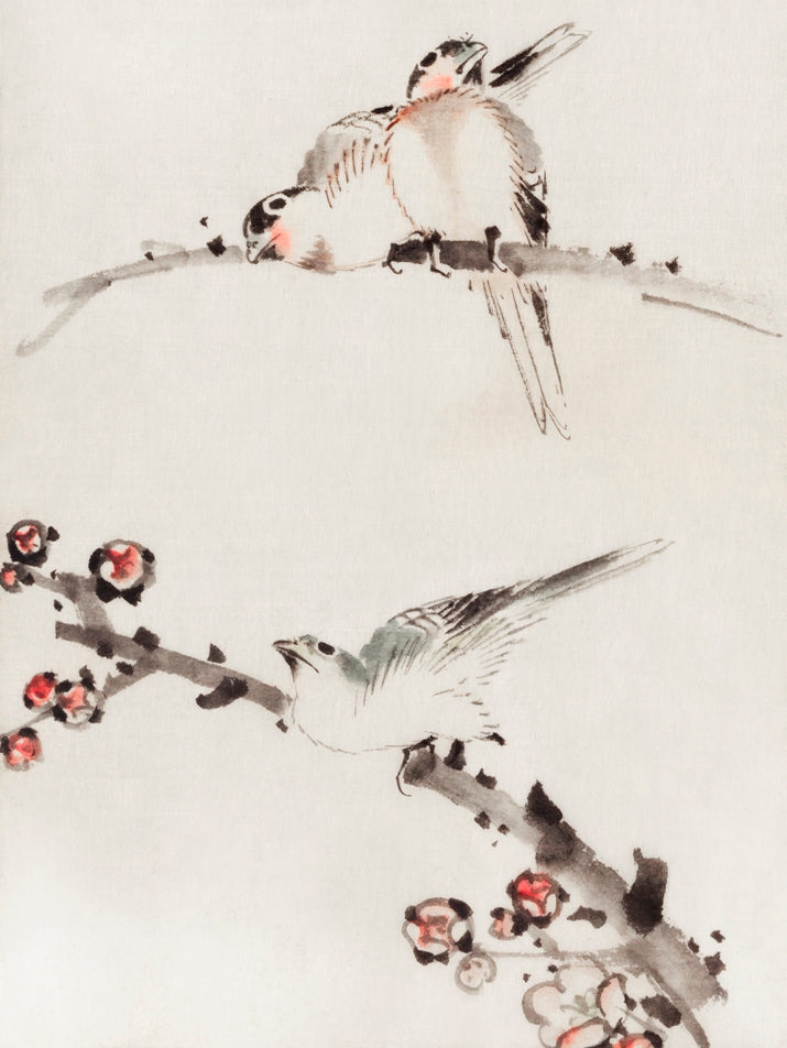 Hokusai - Három kismadár