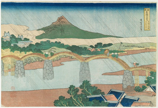 Hokusai - Kintai híd