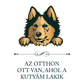 Husky - Az otthon ott van, ahol a kutyám lakik - póló