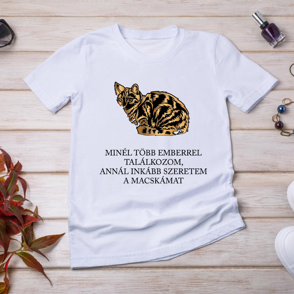 Jobban szeretem a macskámat - póló
