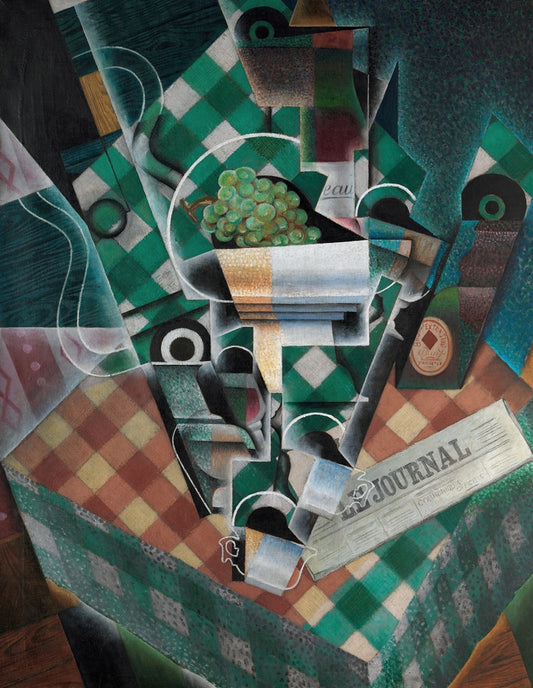 Juan Gris - Csendélet kockás abrosszal