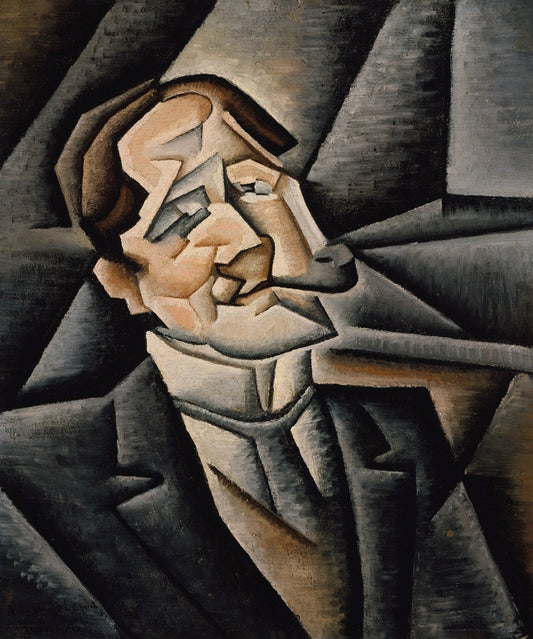 Juan Gris - Férfi pipával