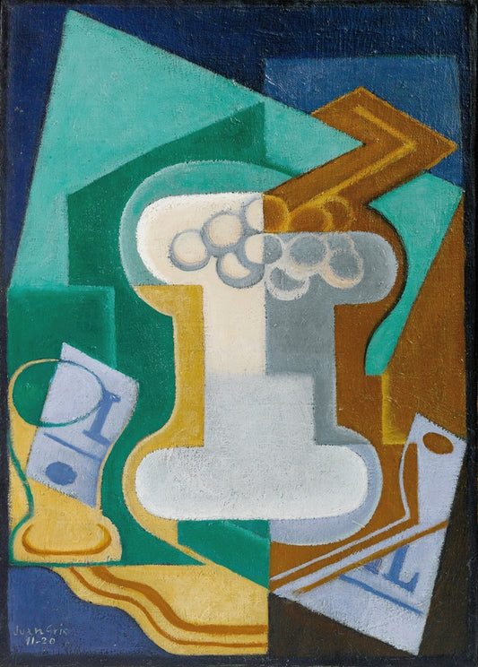Juan Gris - Üveg és gyümölcs
