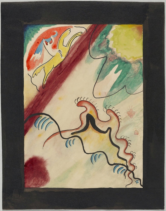 Vaszilij Kandinszkij - 'The Blue Rider' borítóterv VIII.