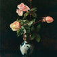 George Lambdin - Rózsa porcelánvázában