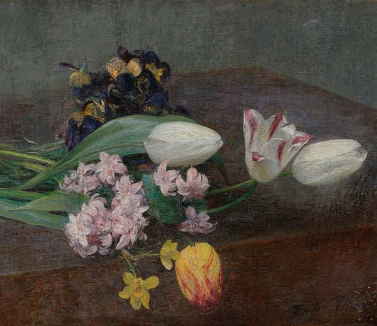 Latour - Jácint, tulipán, árvácska