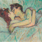 Lautrec - Az ágyban (A csók)