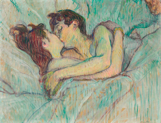 Lautrec - Az ágyban (A csók)