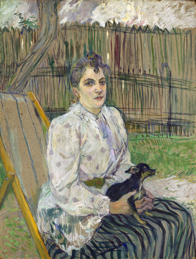 Toulouse-Lautrec - Hölgy kutyával
