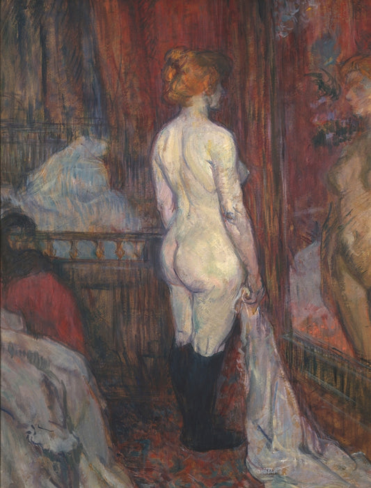 Toulouse-Lautrec - Hölgy tükör előtt