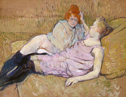 Toulouse-Lautrec - Prostik a kanapén