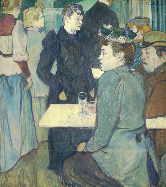 Toulouse-Lautrec - Szeglet a Moulin de la Galette-ben