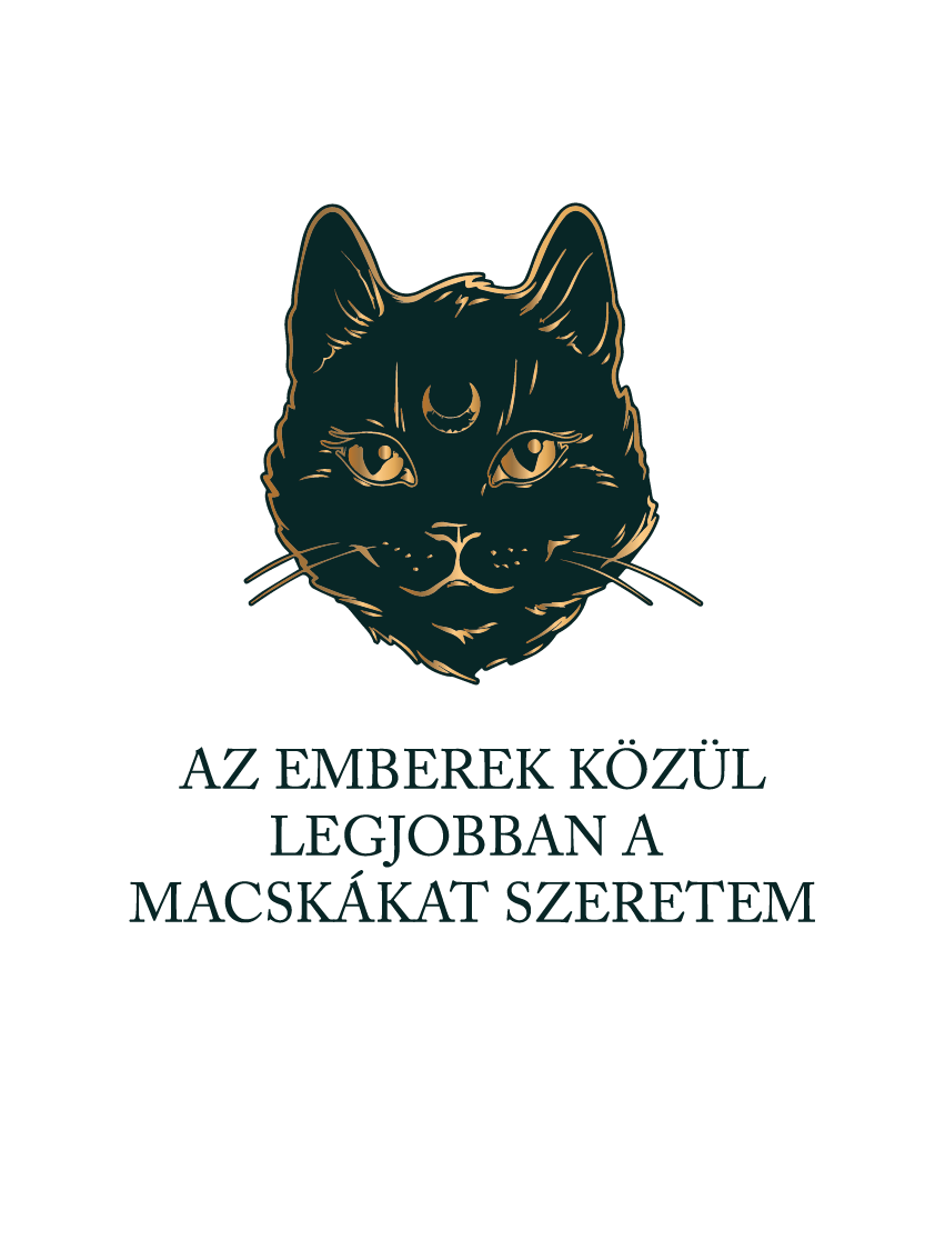 Legjobban a macskákat szeretem - póló