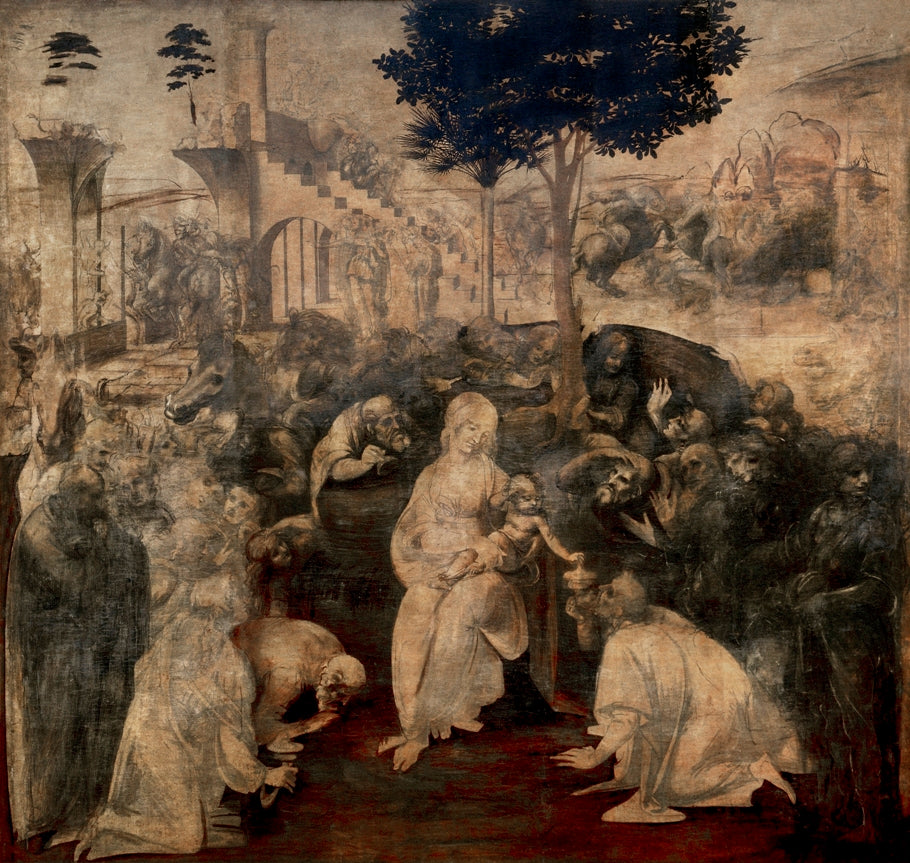 Leonardo da Vinci - Krisztus imádása